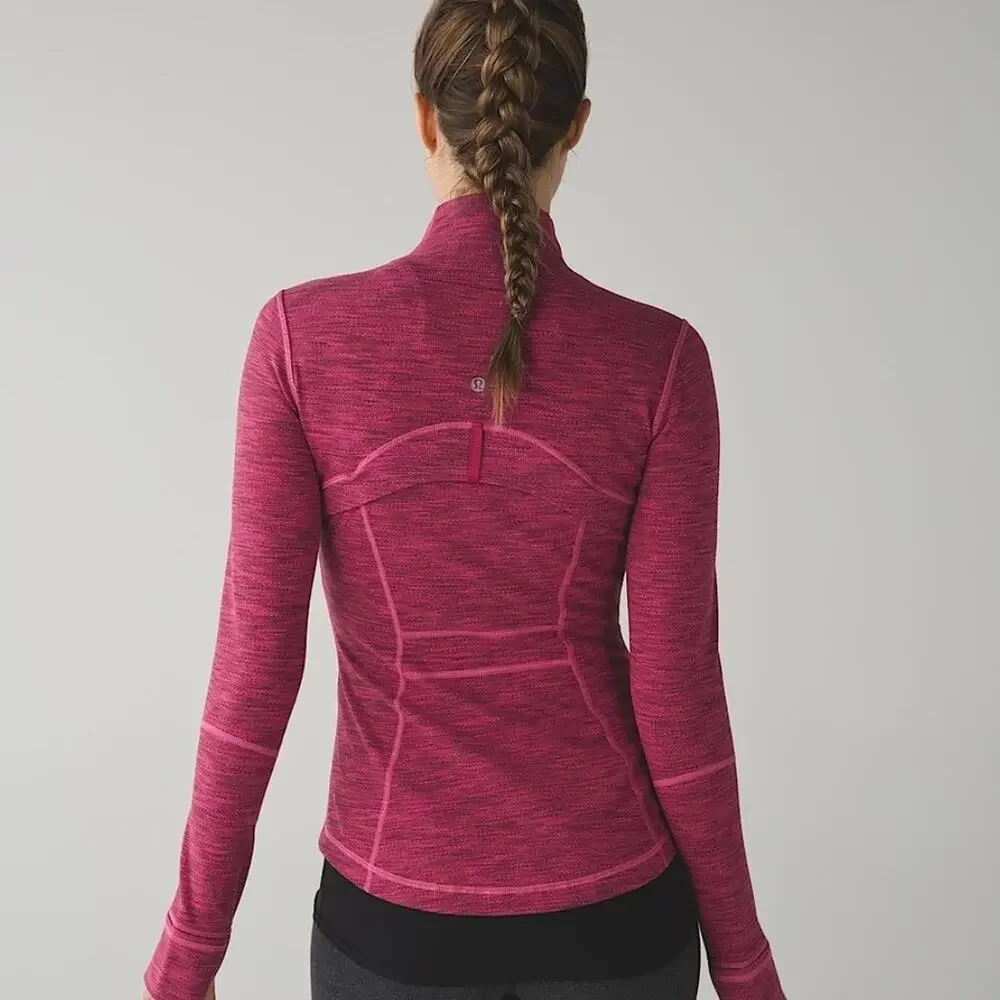 Lululemon Define Jacket - Diamond Jacquard Berry Rumble Jeweled Magenta - Size 4